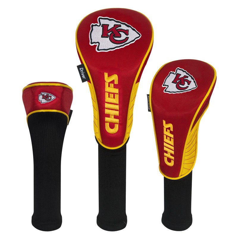 Team Effort Set of Three Headcovers NFL Kansas City Chiefs